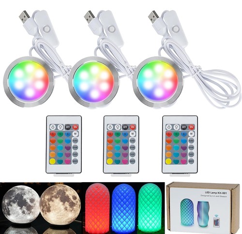 Rgb led lampen set teilig - led, lampen-set