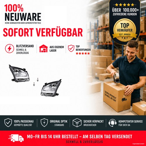 Scheinwerfer set halogen - set,