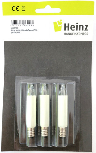 Kleinschaftkerzen klar 3er set - kleinschaftkerzen,
