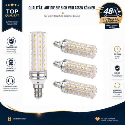 Scnnc led maiskolben e14 - e14, 12w